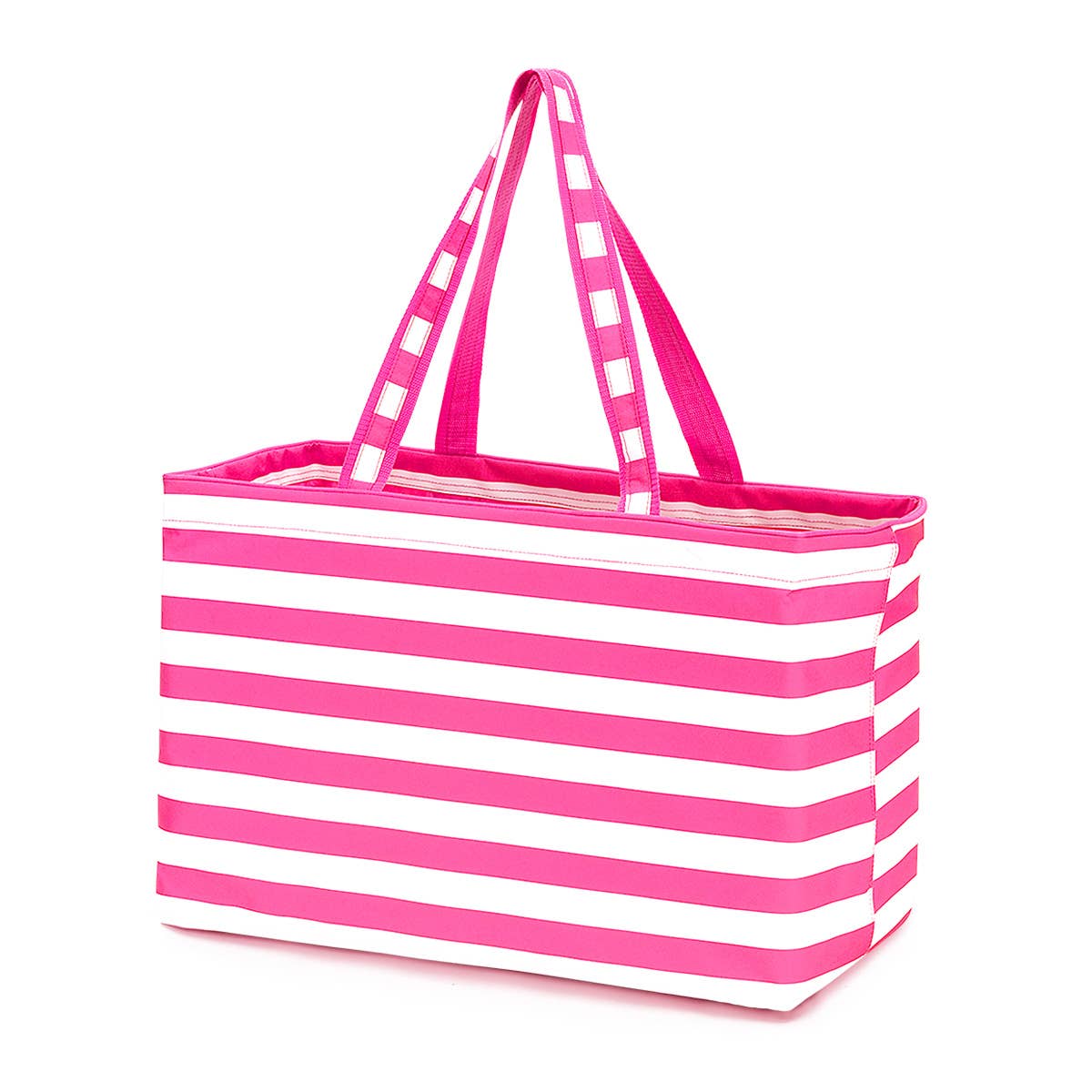 Viv&Lou - Hot Pink Stripe Ultimate Tote