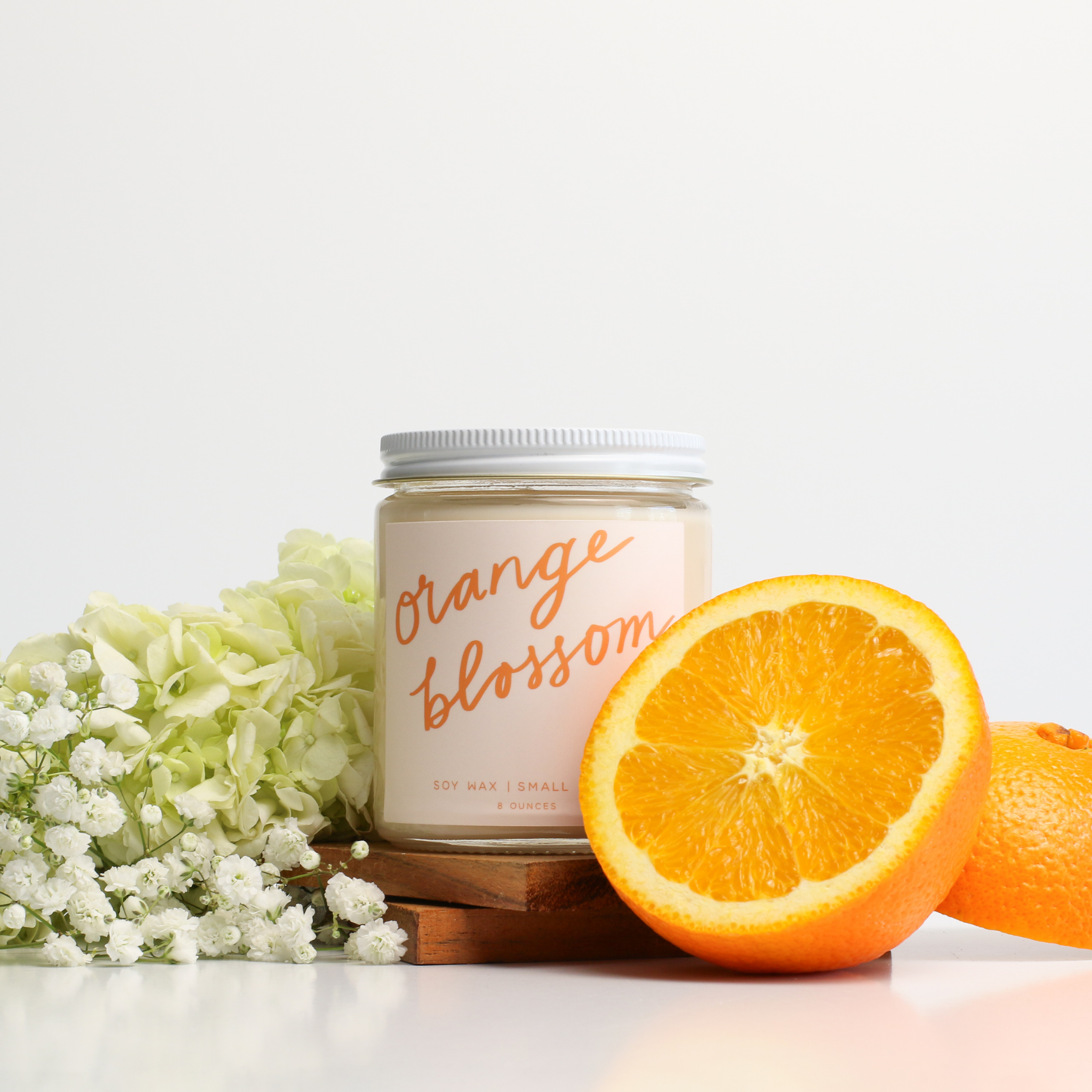 Poured Goods - Orange Blossom: 8 oz Soy Wax - Small Batch Candles