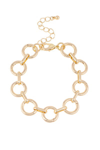 Canvas Style - Juliette Charm Collector Bracelet Base in Shiny Gold