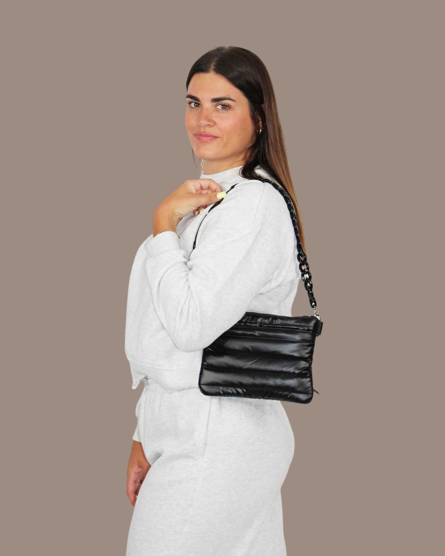 Lemonbella - Allie Puffer 4-n-1 Bag Jet Black