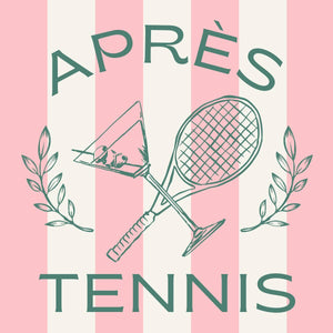soiree-sisters - Funny Tennis Cocktail Napkins | Apres Tennis