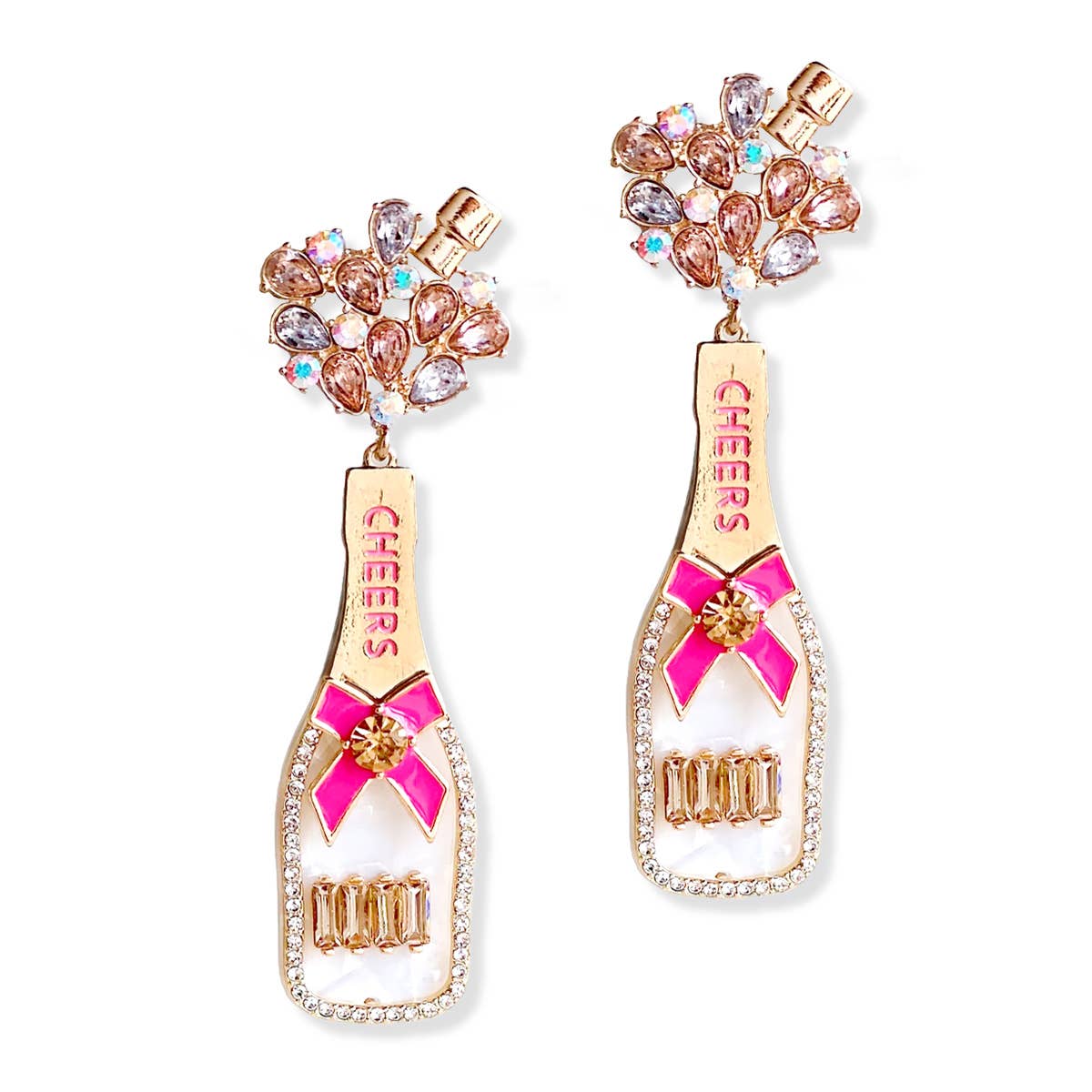 Viv&Lou - Champagne Gang Earrings