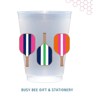 Busy Bee Gift & Stationery - Pickleball Paddle Frost Flex Cups