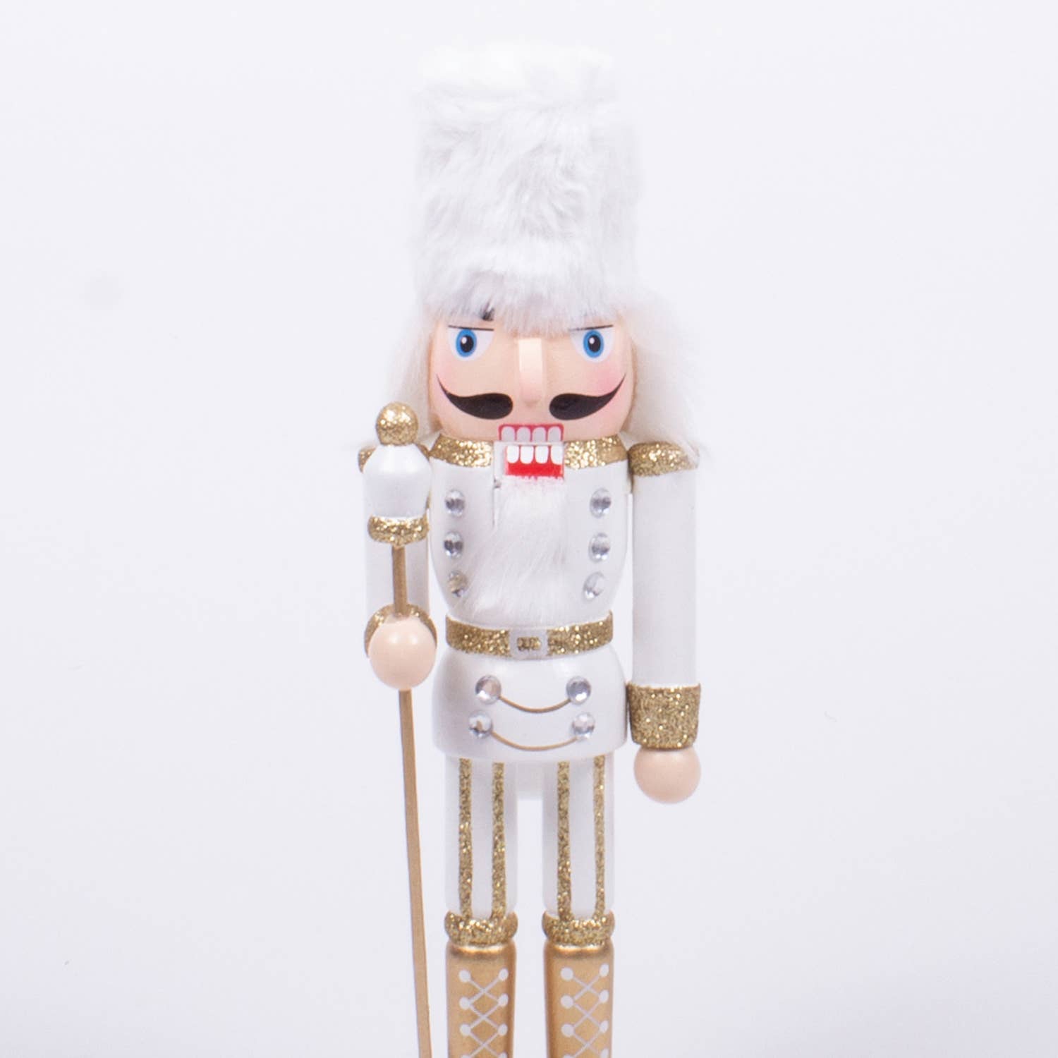 8 Oak Lane - White 10" Nutcracker