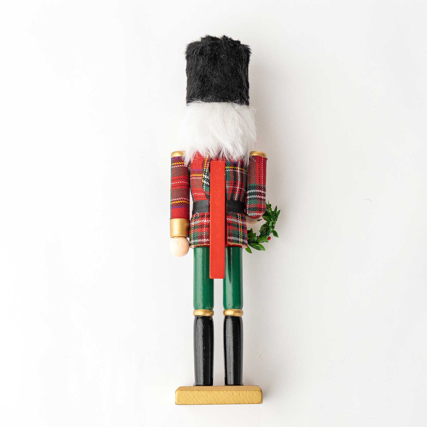 8 Oak Lane - Plaid 15" Nutcracker