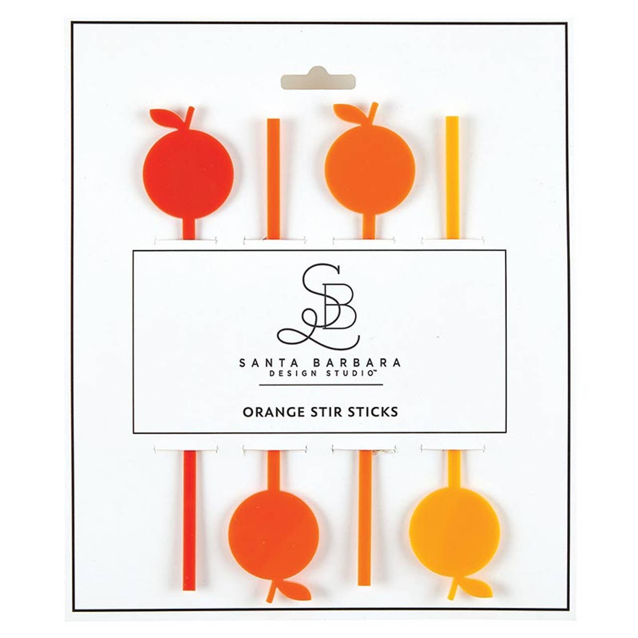 Santa Barbara Design Studio by Creative Brands - Stir Sticks - Orange: Hand Wash Only / Acrylic