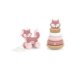 Polar B Pull Along Toy and Stacking Set