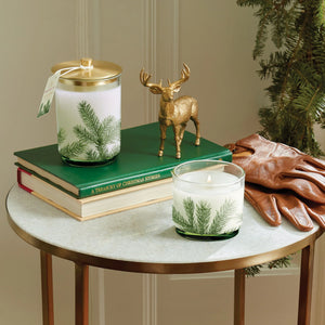 Thymes Frasier Fir Heritage Medium Pine Needle Luminary – 11 oz