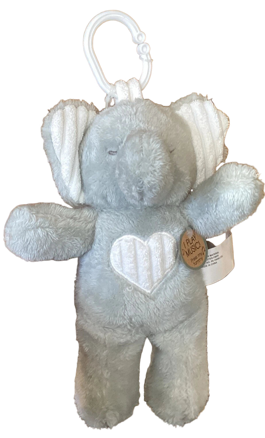 Dreamgro Grey Elephant Lullaby Travel Soother