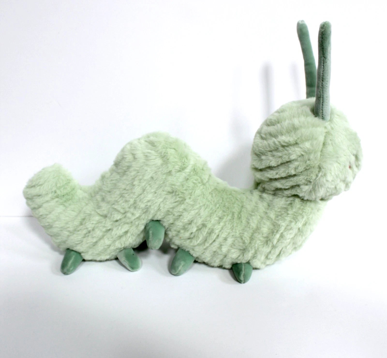 Linzy Toys Green Caterpillar Fuzzy Plush Stuffed Animal 15"