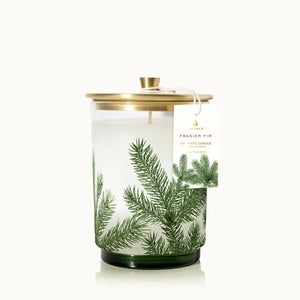 Thymes Frasier Fir Heritage Medium Pine Needle Luminary – 11 oz