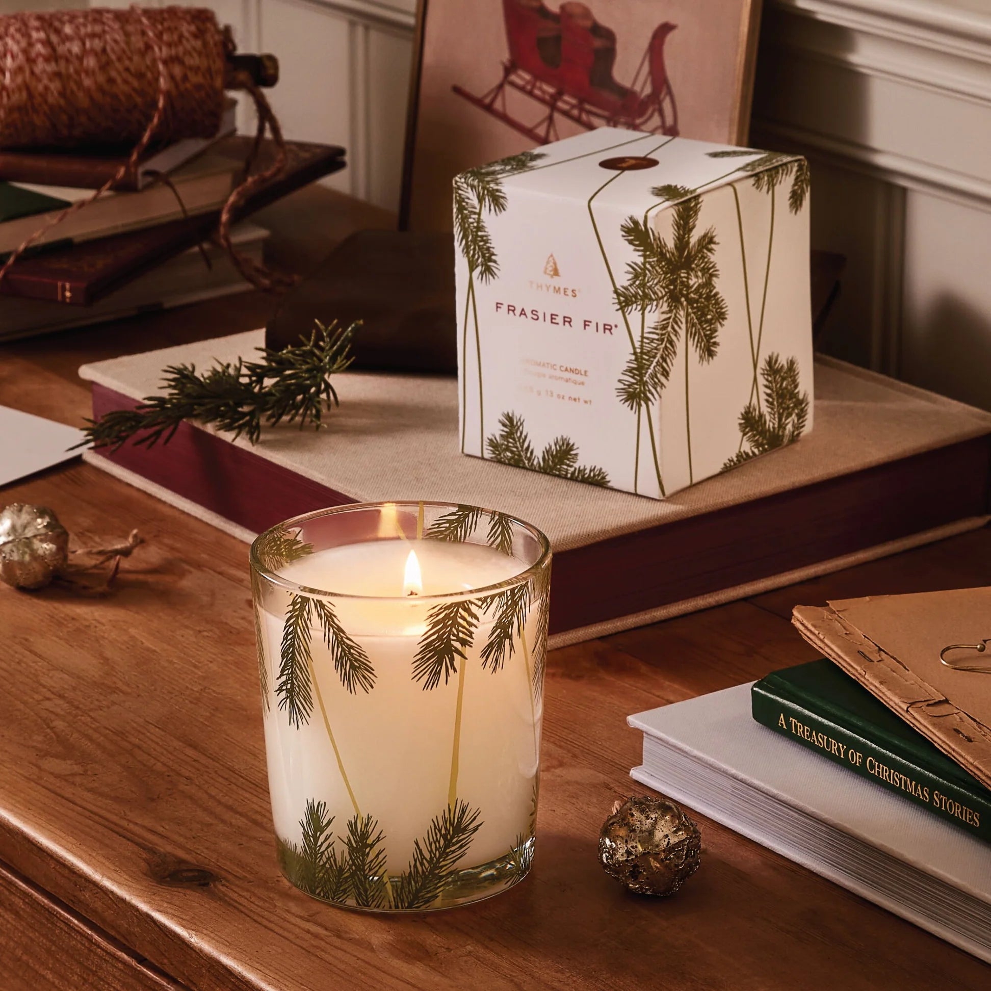 Thymes Frasier Fir 13 oz Poured Candle – Heritage Collection