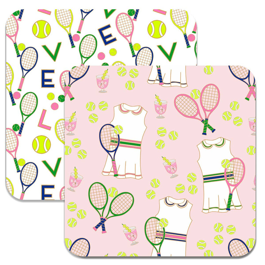 CANVAS STYLE Tennis Coasters
