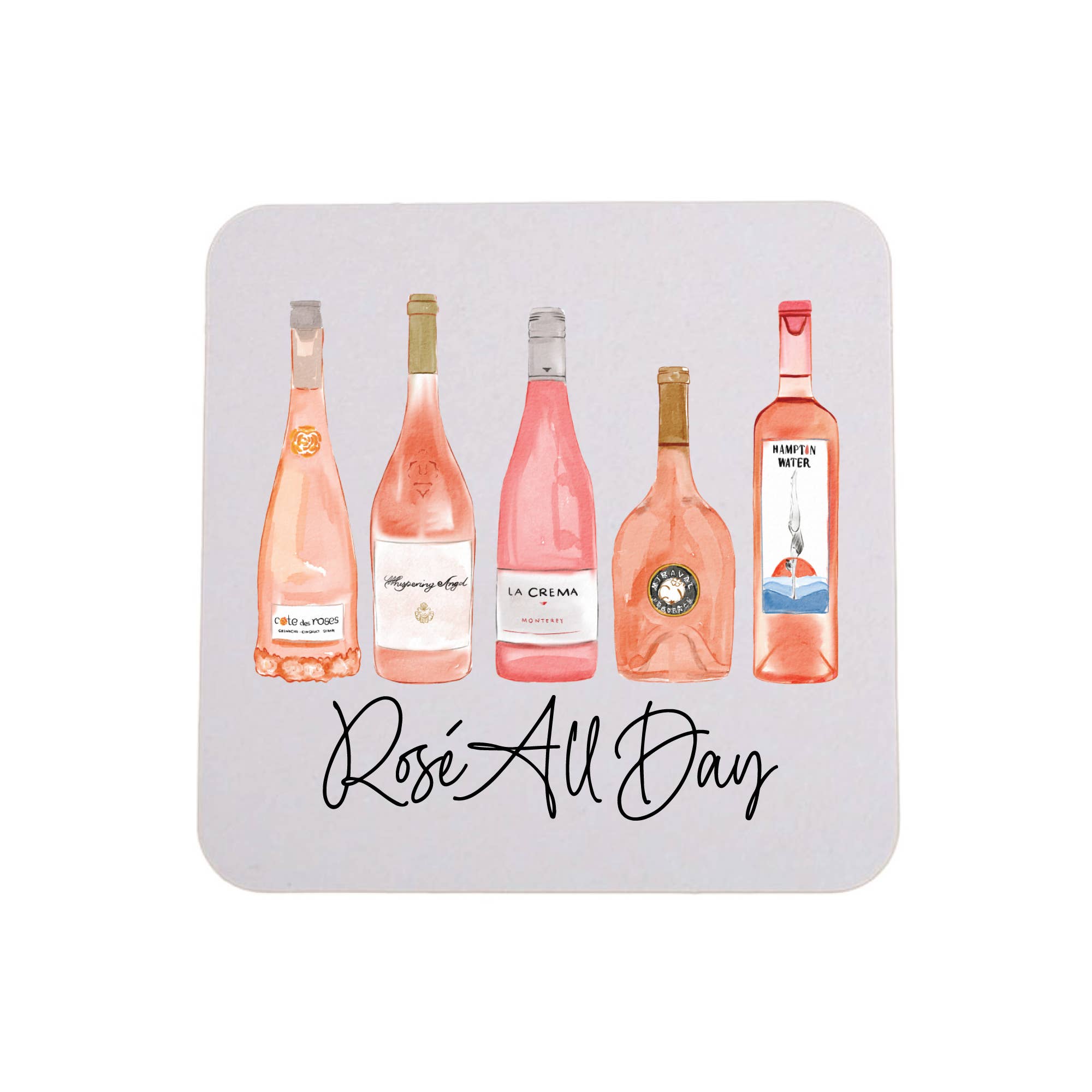 Sip Hip Hooray - Rosé All Day -4 Pack Coasters