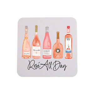 Sip Hip Hooray - Rosé All Day -4 Pack Coasters