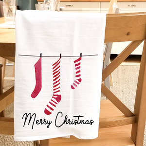Kitchen Billboards - Christmas Stockings - Kitchen Towel