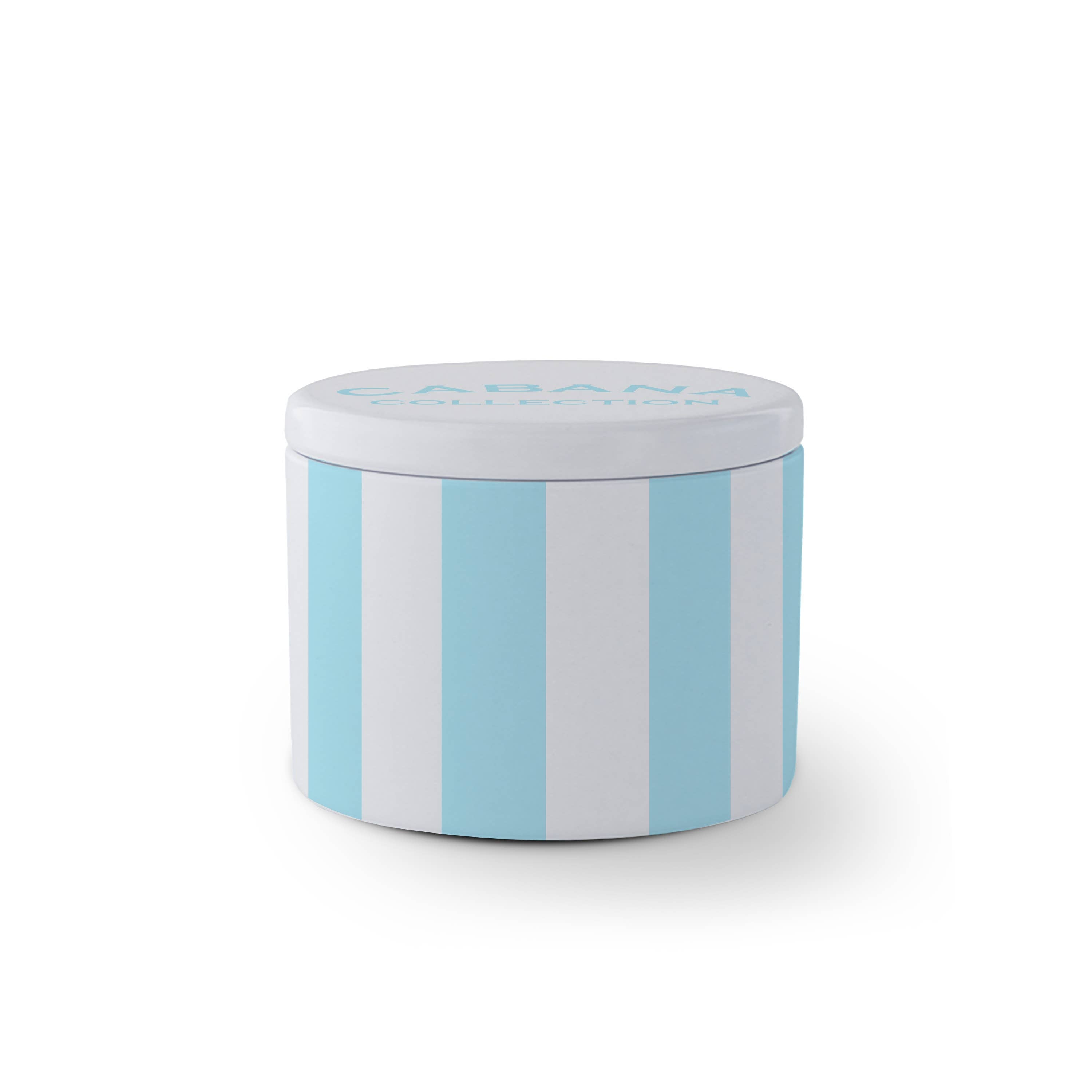 Toss Designs - Travel Candle- Cabana Stripes Blue