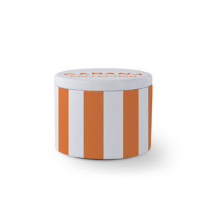 Toss Designs - Travel Candle- Cabana Stripe Org/White