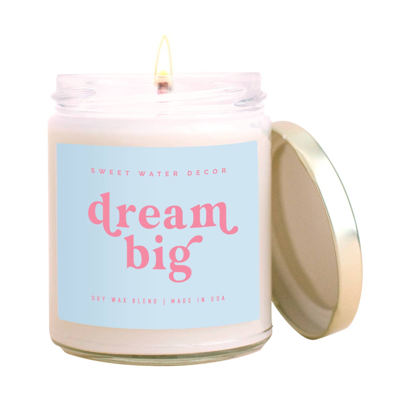 Sweet Water Decor - Dream Big 9 oz Soy Candle - Home Decor & Gifts