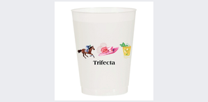 Sip Hip Hooray - Trifecta Kentucky Derby Frosted Cups - Derby: Pack of 6